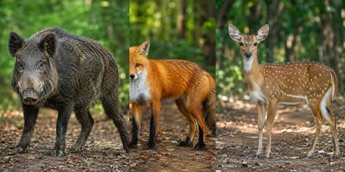 Forest Trail Wildlife generated by chatgpt-image