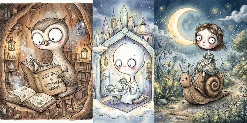 Whimsical Storybook Graphic Generator generated by undefined