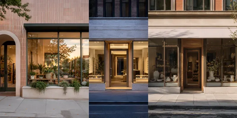 Retail Storefront Facade Photo Builders generated by undefined