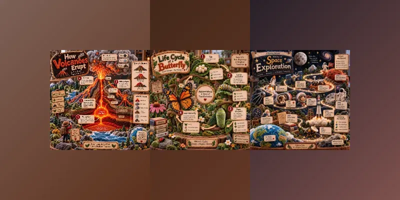 Wool Infographic Worlds generated by undefined