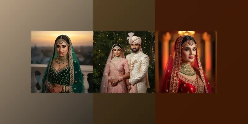 Royal Indian Wedding Portrait Generator generated by undefined