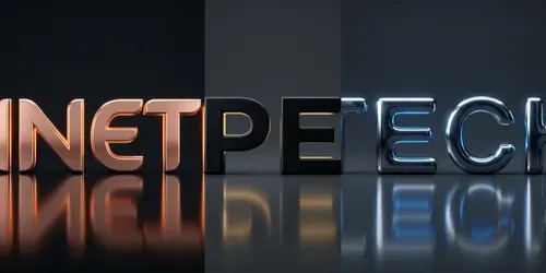 3D Minimalist Sculptural Typography Logos generated by gemini-image