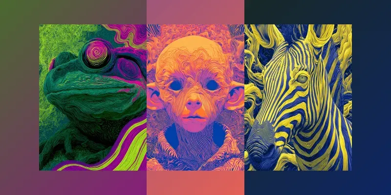 Neon Contour Psychedelia generated by undefined