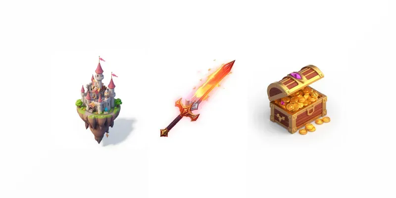 Ultimate 3d Fantasy Game Asset Bundles generated by undefined