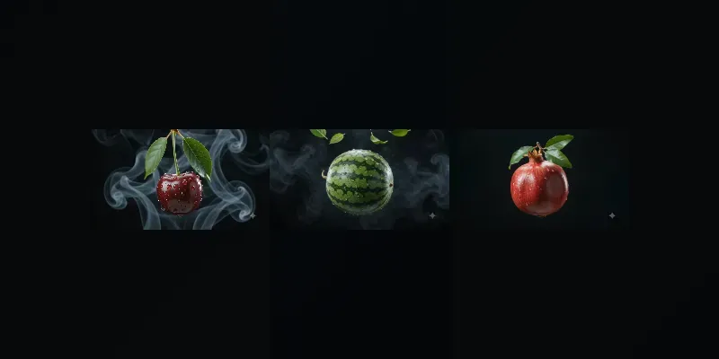Luxury Fruit Splash Cinematic Videos generated by undefined
