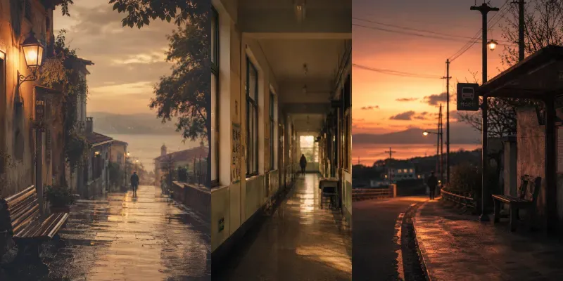 Cinematic Nostalgic Scenes generated by undefined
