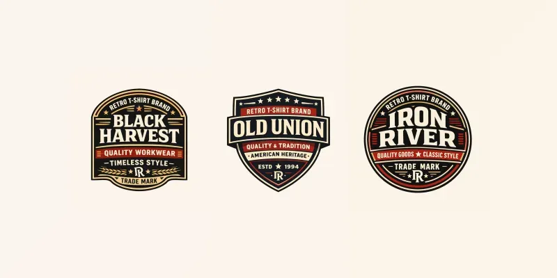 Vintage Badge Logo Presses generated by undefined