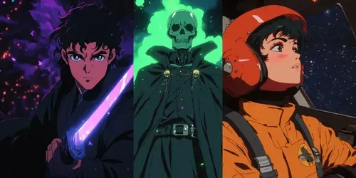 80s Anime Stuff generated by midjourney