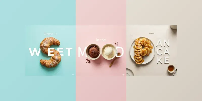 Alphabet Food Typography Designs generated by undefined