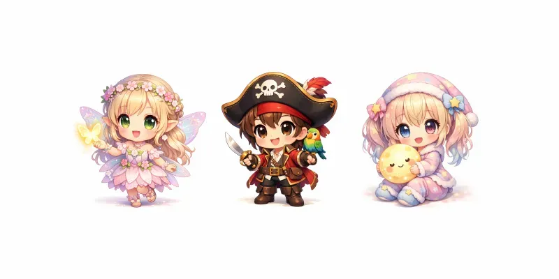 Cute Chibi Character Prompt Generator generated by undefined