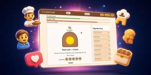Tiny Bakery Idle Tycoon Game Builder generated by claude-agent