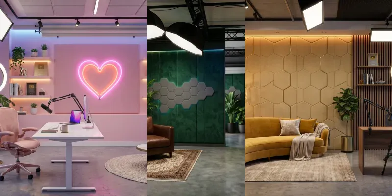 Influencer Studio Background Photos generated by undefined
