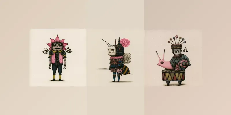 Whimsical Storybook Characters generated by undefined
