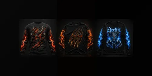 Flaming Streetwear Shirt Generator generated by chatgpt-image