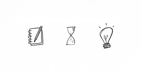 Handdrawn Doodle Icons generated by midjourney