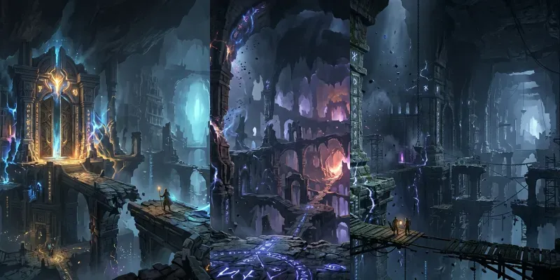 Epic Dungeon Generator Cinematic RPGs generated by undefined