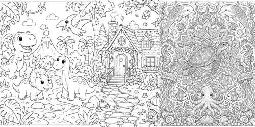 KDP Coloring Book Page Designers generated by chatgpt-image