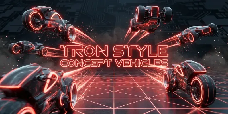 Tron Style Concept Vehicles generated by undefined