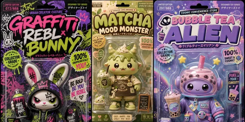 Designer Toy Pack Generator generated by undefined