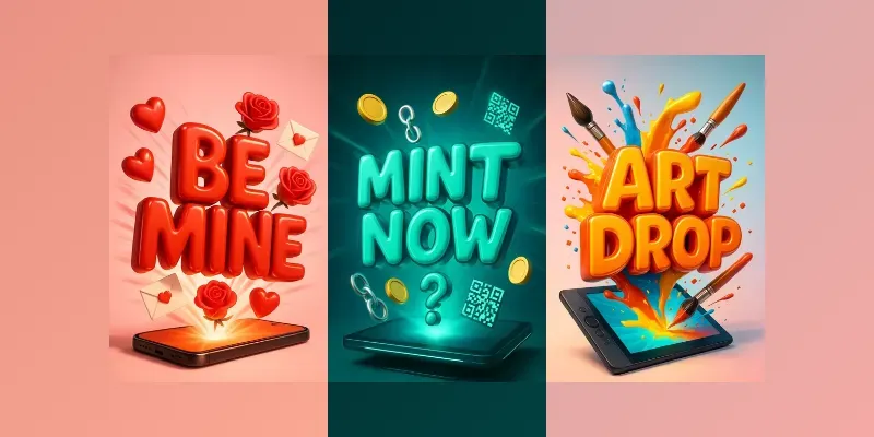 3D Exploding Text Effects Digital Flair generated by undefined