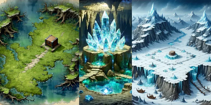 Dungeons And Dragons Battle Maps generated by undefined