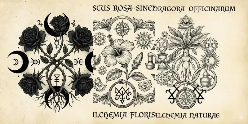 Dark Botanical Alchemy generated by undefined