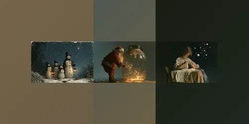 Dreamlike Christmas Fine Art Photography generated by midjourney