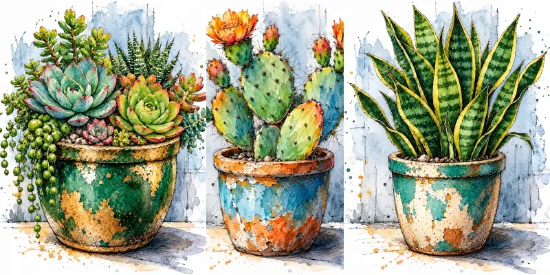 Botanical Ink Illustrations