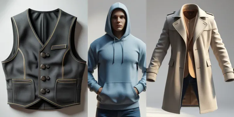 Ultra Realistic Clothing Displays generated by undefined