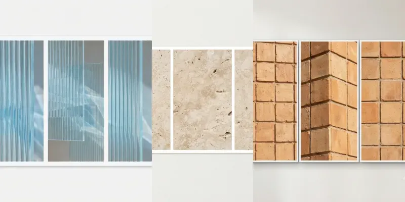 Architectural Detail Triptych Poster Builders generated by undefined