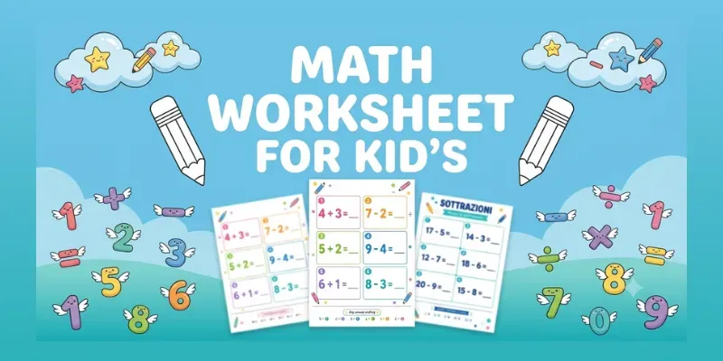 Kids Educational Math Worksheet generated by undefined