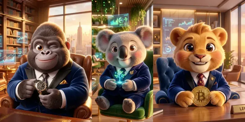 3D Pixar Style Luxury Animals generated by undefined