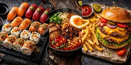 Crispy Street Food Platter Photography generated by chatgpt-image