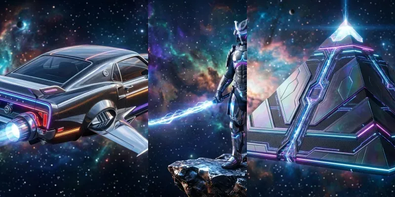 Cosmic Future Scene Generator Images