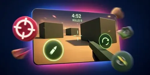 3D Mobile Gun Shooting Game generated by claude-agent