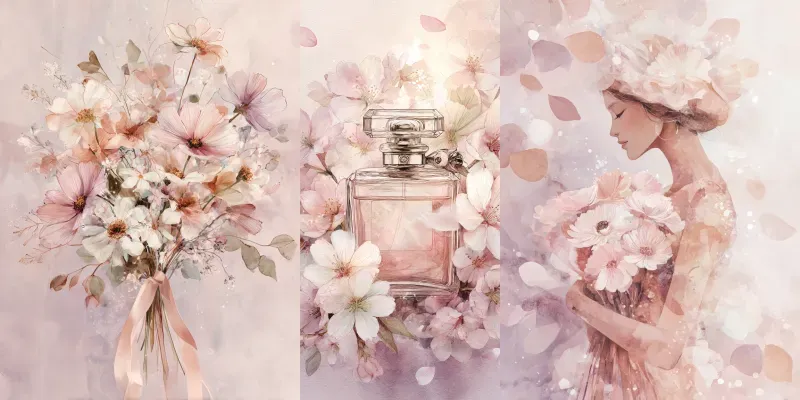 Ethereal Dreamy Floral Junk Journals generated by undefined