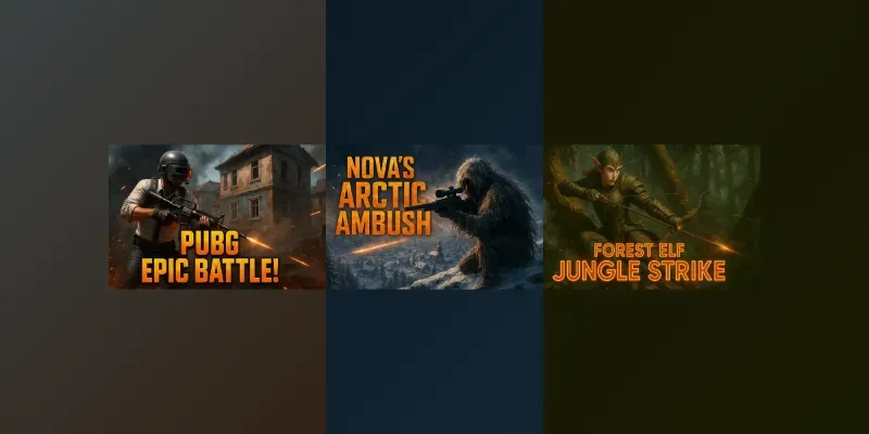 Cinematic Pubg Battle Thumbnail generated by undefined