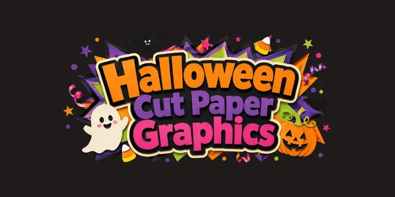 Halloween Cut Paper Graphics generated by undefined