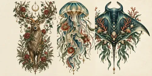 Vintage Botanical Emblem Art generated by chatgpt-image