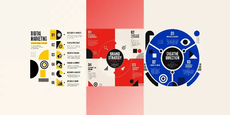 Agency Presentation Branding Infographics generated by undefined