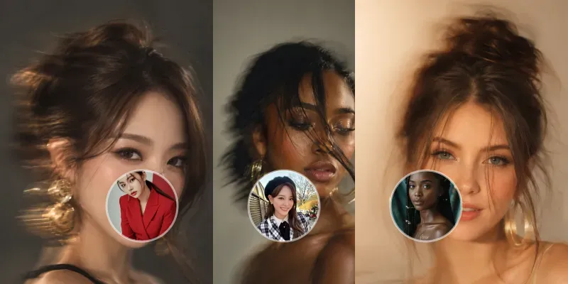 Intentional Motion Blur Fashion Portraits generated by undefined