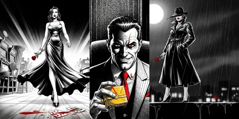 Noir Crime Legends 9 Comics generated by undefined