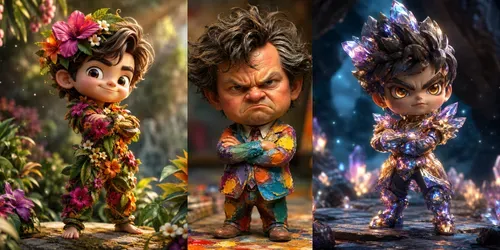 Expressive Miniature Character Creators generated by chatgpt-image
