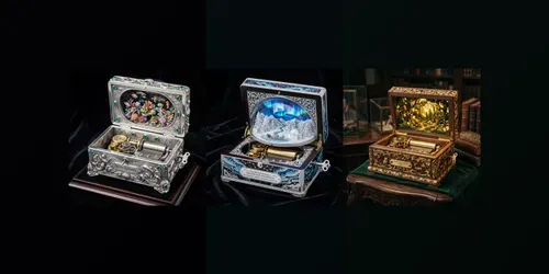 Luxury Mechanical Music Box Creators generated by imagen