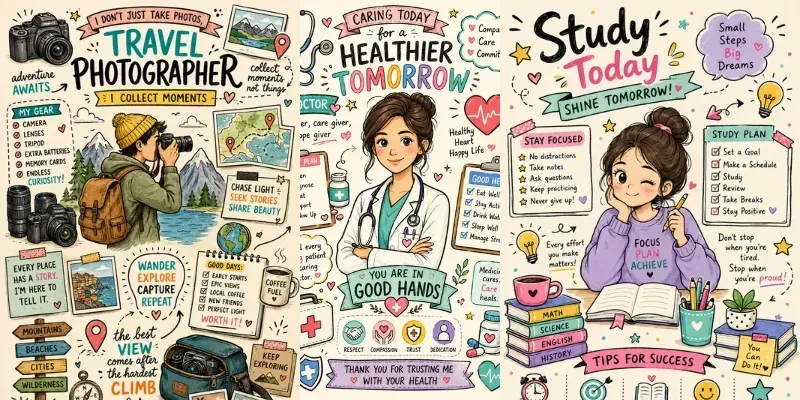 Selfdiscovery Doodle Posters generated by undefined