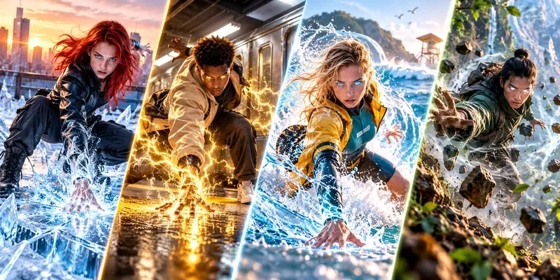Cinematic Superpower Scenes