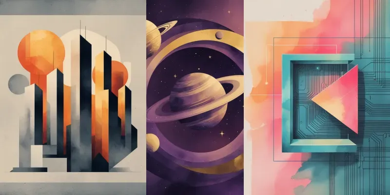 Retrominimalist Geometric Art generated by undefined