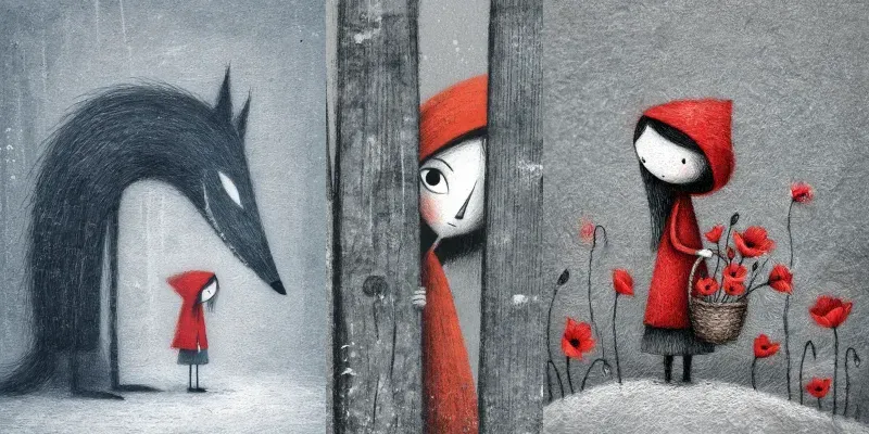 Inspired By Little Red Riding Hoods generated by undefined