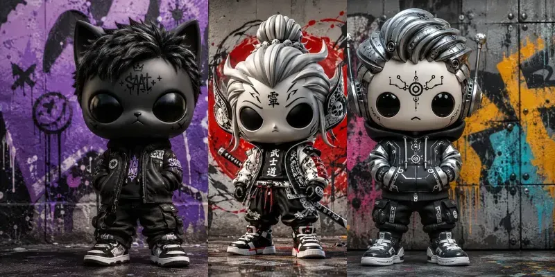 Urban Graffiti Vinyl Toy Creator Kits generated by undefined