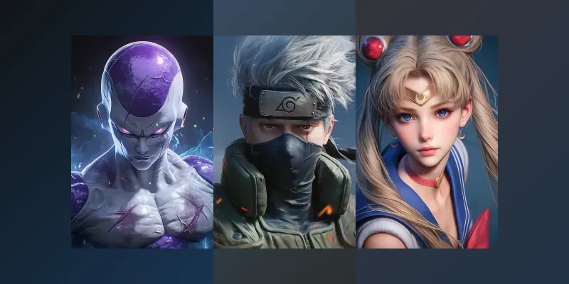 Realistic Anime Manga Characters generated by undefined